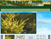 Tablet Screenshot of doityourself-health.com